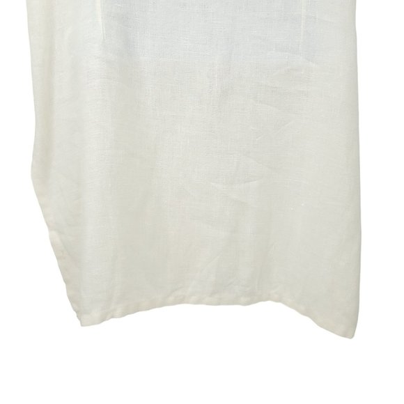 Kiko Comfortable Clothing Linen Button Front Shirt Womens Size M/L Side Vent - Picture 9 of 12